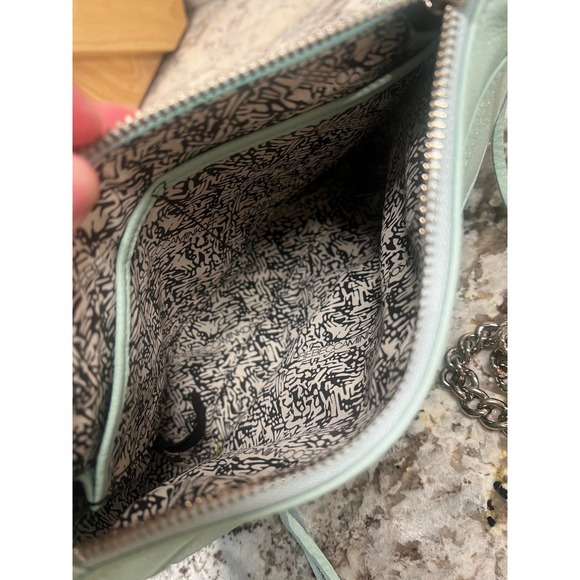 Rebecca Minkoff Mini Mac Crossbody Bag‎ Leather Chain Strap Purse - Picture 9 of 10